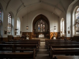Fototapeta premium interior of church
