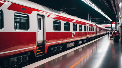 Fototapeta premium train in motion