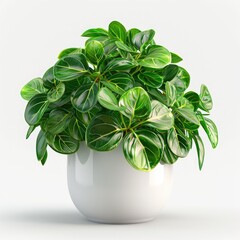 Peperomia (Peperomia spp.) with pot