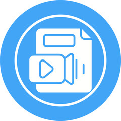 Video File Vector Icon