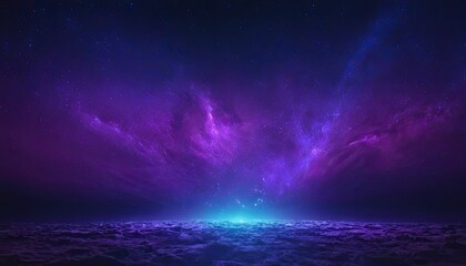 Creative glowing purple space background
