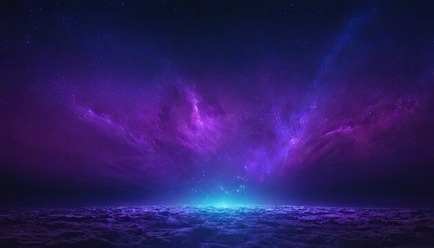 Creative glowing purple space background