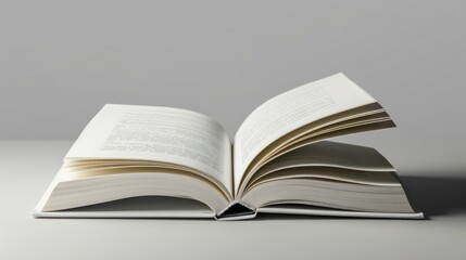 Open book side view mockup. Realistic flipping pages, education, paper, open, literature, nature, imagination, read, page, creative, ecology, environment, travel, vacation.