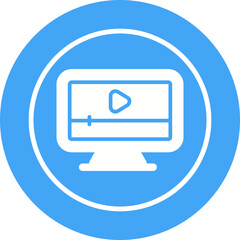 Obraz premium Computer Vector Icon