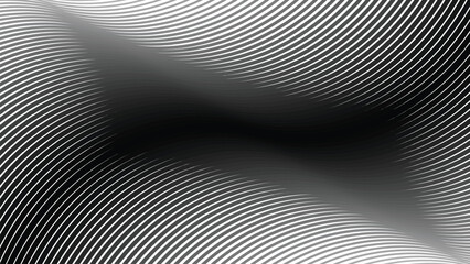 Black abstract background with curve line for backdrop or presentation