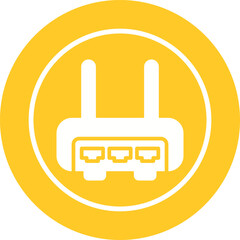 Obraz premium Router Vector Icon