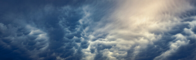 Heaven, dramatic sky with dark clouds