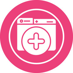 Obraz premium New Window Vector Icon