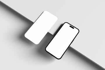 Closeup Screen and Smartphone Mockup for showcasing your design