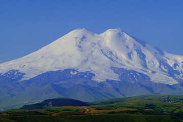 Mount Elbrus, Russia. Europe’s tallest volcano 