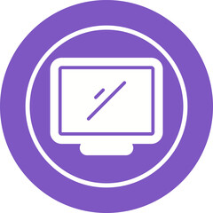 Desktop Computer Vector Icon