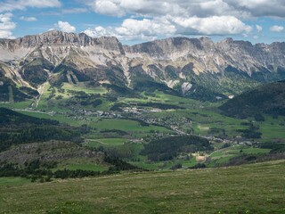Scenic view of Mont Aiguille in the Vercors in France