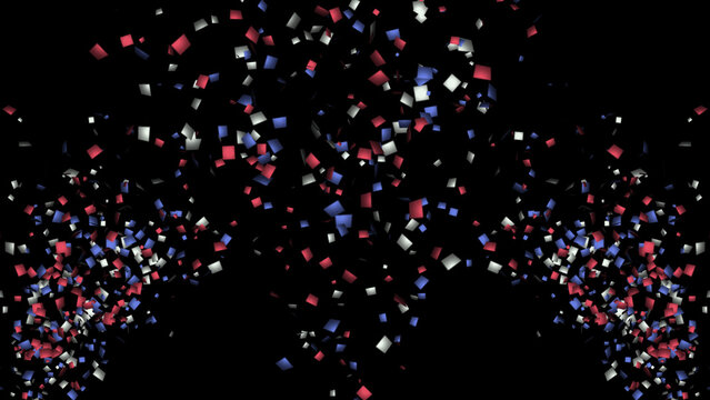 Confetti 4 Styles Overlay 4k 1:1 16:9 9:16