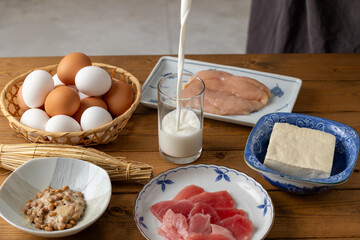 タンパク質食材イメージ