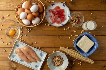 タンパク質食材イメージ