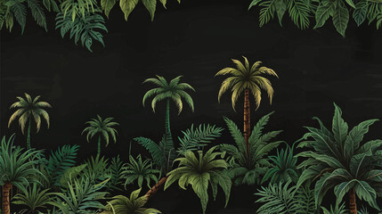 A Beautiful Jungle Forest Landscape