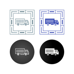 Moving Truck Vector Icon