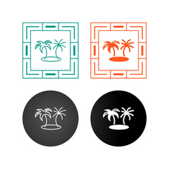 Island Vector Icon