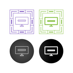 System Password Vector Icon