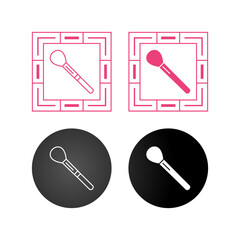 Blushon Brush Vector Icon
