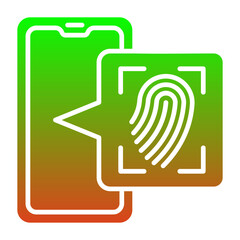 Fingerprint Scan Icon