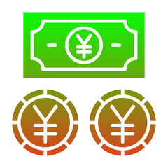 Obraz premium Yen Currency Icon