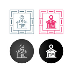 Home Location Vector Icon