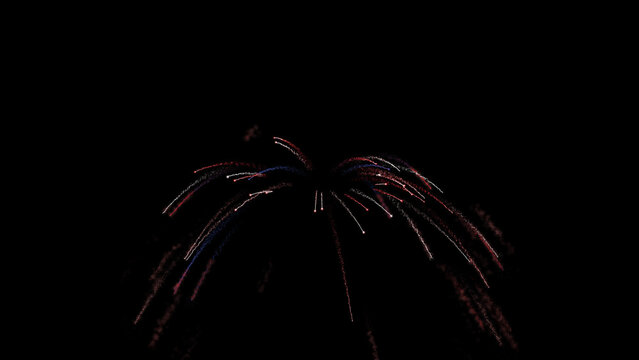 Fireworks 3 Colors Motion Overlay 4 4k 1:1 16:9 9:16