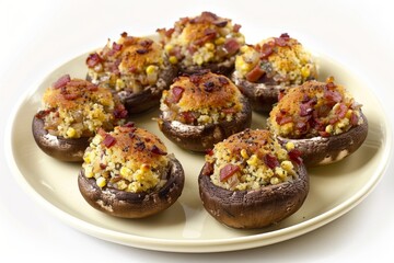 Bacon and Cornbread Stuffed Portobello Mushrooms: An Irresistible Party Snack