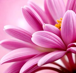 Fototapeta premium pink and white flower, plant, petal, macro, blossom, purple, bloom, beauty, summer, daisy, close-up, floral, garden, flora, closeup