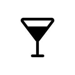 glass icon flat design isolated on white background