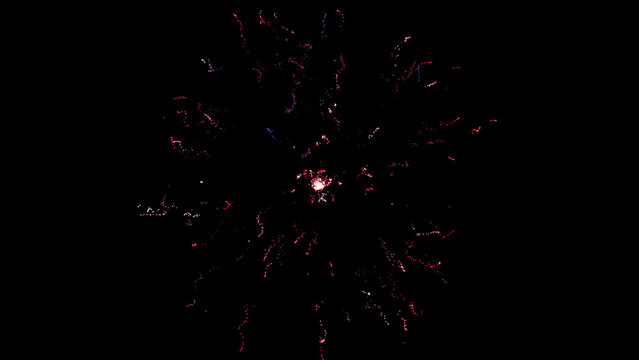 Fireworks 5 Styles 2 Colors Motion Overlay 5 4k 1:1 16:9 9:16