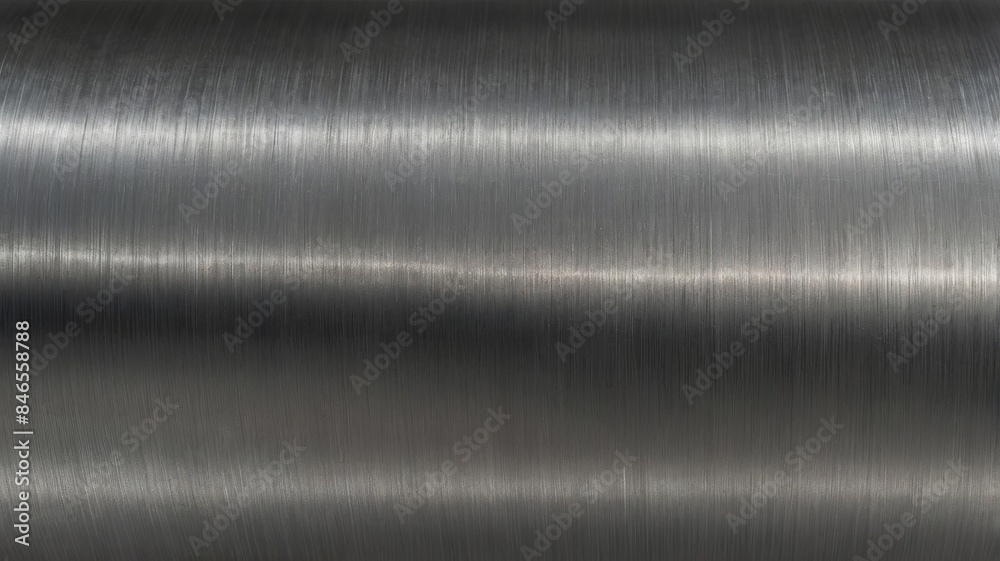 Wall mural stainless steel texture background. shiny surface of metal sheet.