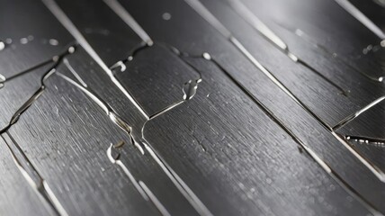 Polished Aluminum Swirls Detail