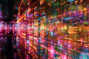 Fototapeta premium Highlighting arrangements: dynamic visuals of ordered sequences