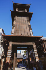 The Toki no Kane is a time bell tower that signals the time and is a symbol of Kawagoe.