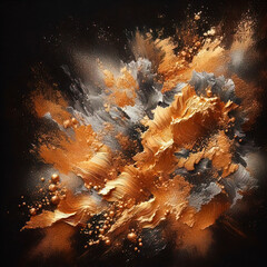 gold plaster effect texture used as a background,gold background