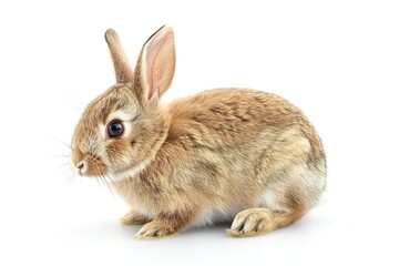 Fototapeta premium A gray little rabbit