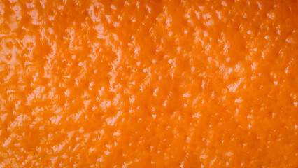 close up of orange peel