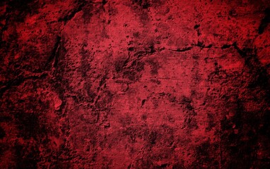 Abstract red cement wall texture and background. Red gradient background. Rich red texture. Abstract red background. Red abstract blurred gradient background