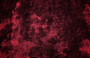 Abstract red cement wall texture and background. Red gradient background. Rich red texture. Abstract red background. Red abstract blurred gradient background
