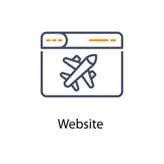Website vector icon 
