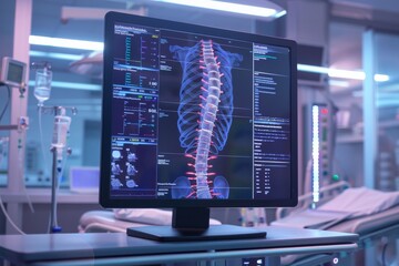 Futuristic medical research of spine health care