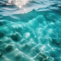 Obraz premium 바다 수면의 표피