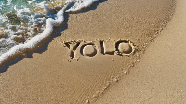 yolo on the beach