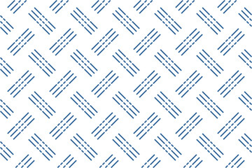 Seamless Geometric Diagonal Striped Dash Lines Pattern. 