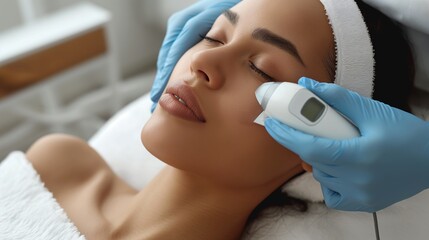 A relaxing RF lifting treatment revitalizes the skin, enhancing beauty and confidence with every gentle touch