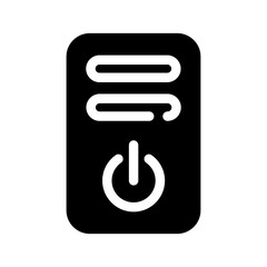 Cpu Icon Vector Symbol Design Illustration