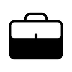 Briefcase Icon Vector Symbol Design Illustration