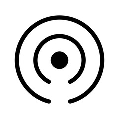 Podcast Icon Vector Symbol Design Illustration